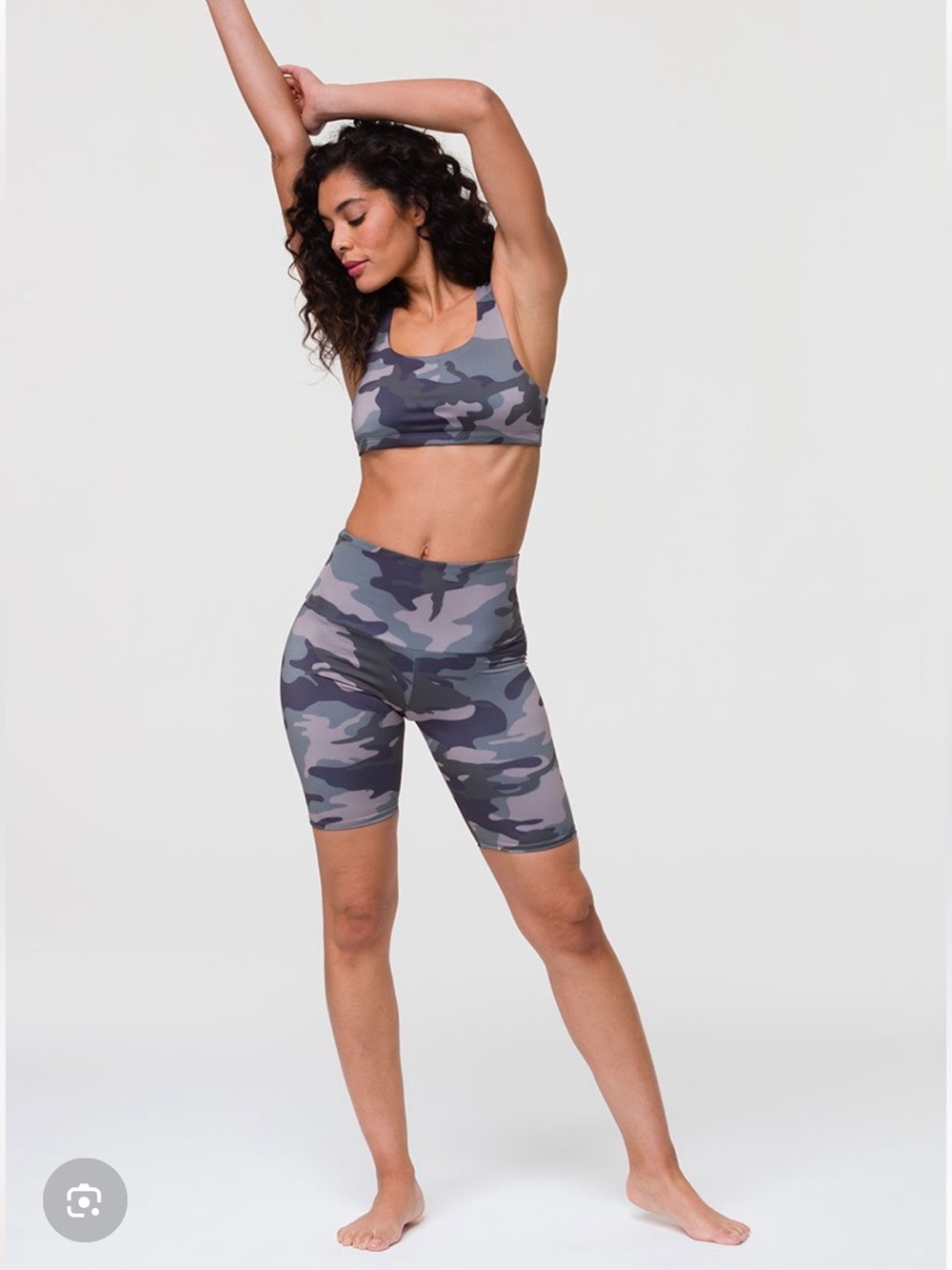 Onzie NWT Camo High-Rise Biker shorts